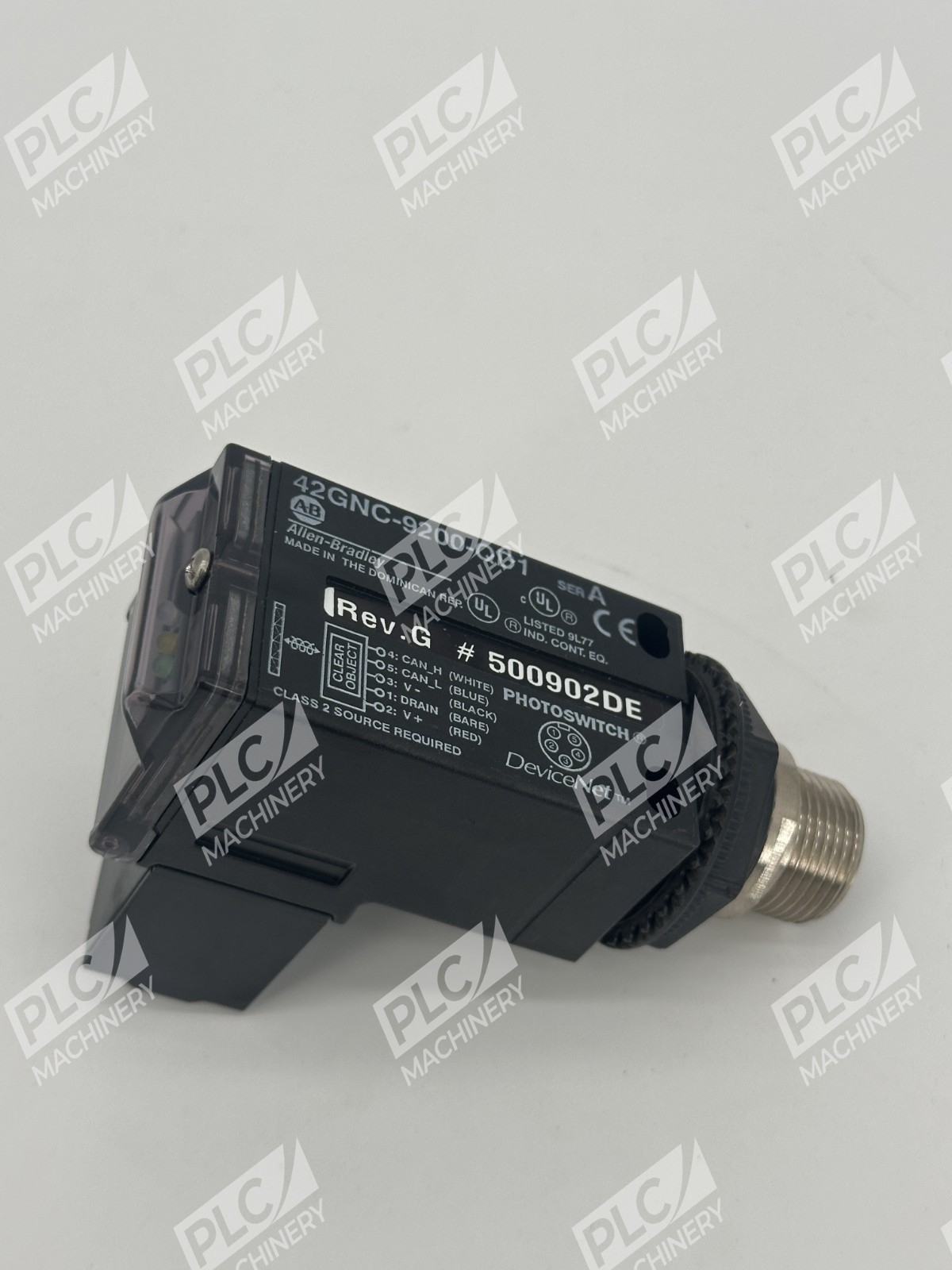 Allen Bradley 42GNC-9200-QD1 Photoswitch DeviceNet Sensor Rev G Ser A