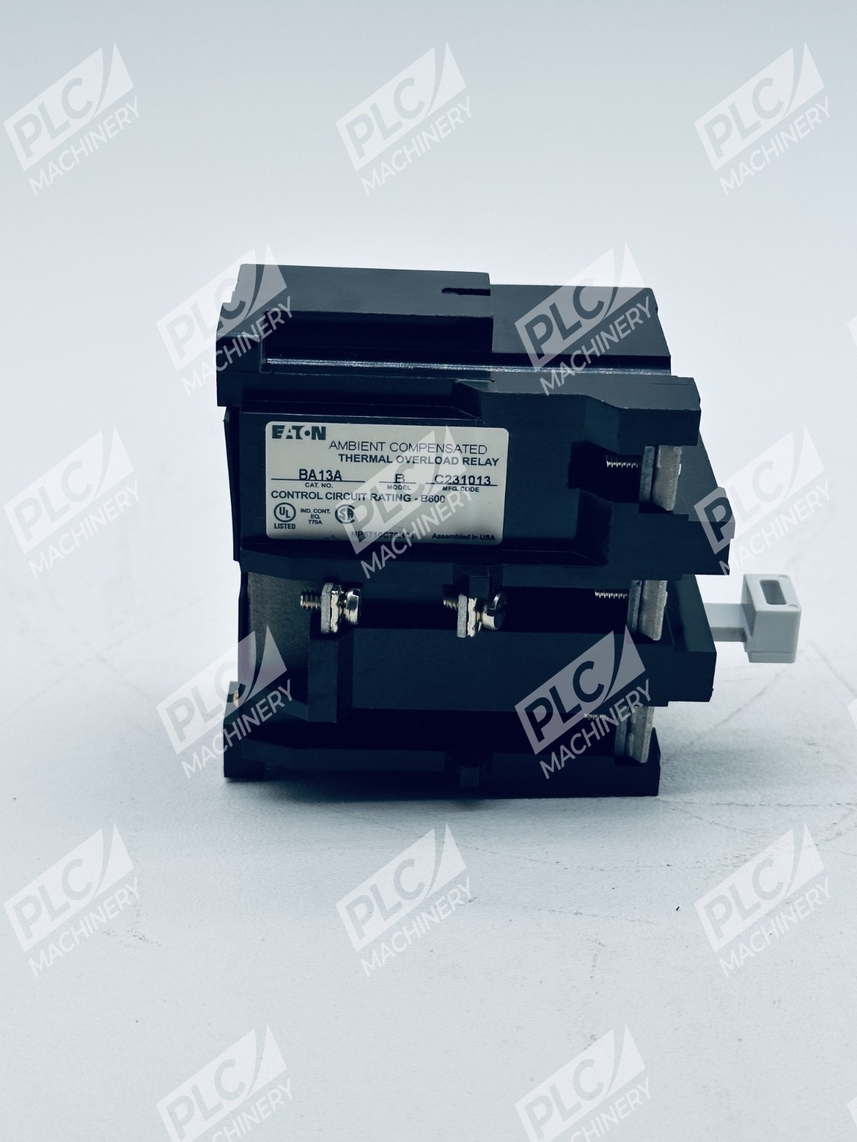 Eaton BA13A Thermal Overload Relay Model B 6710C36G09 - Image 5