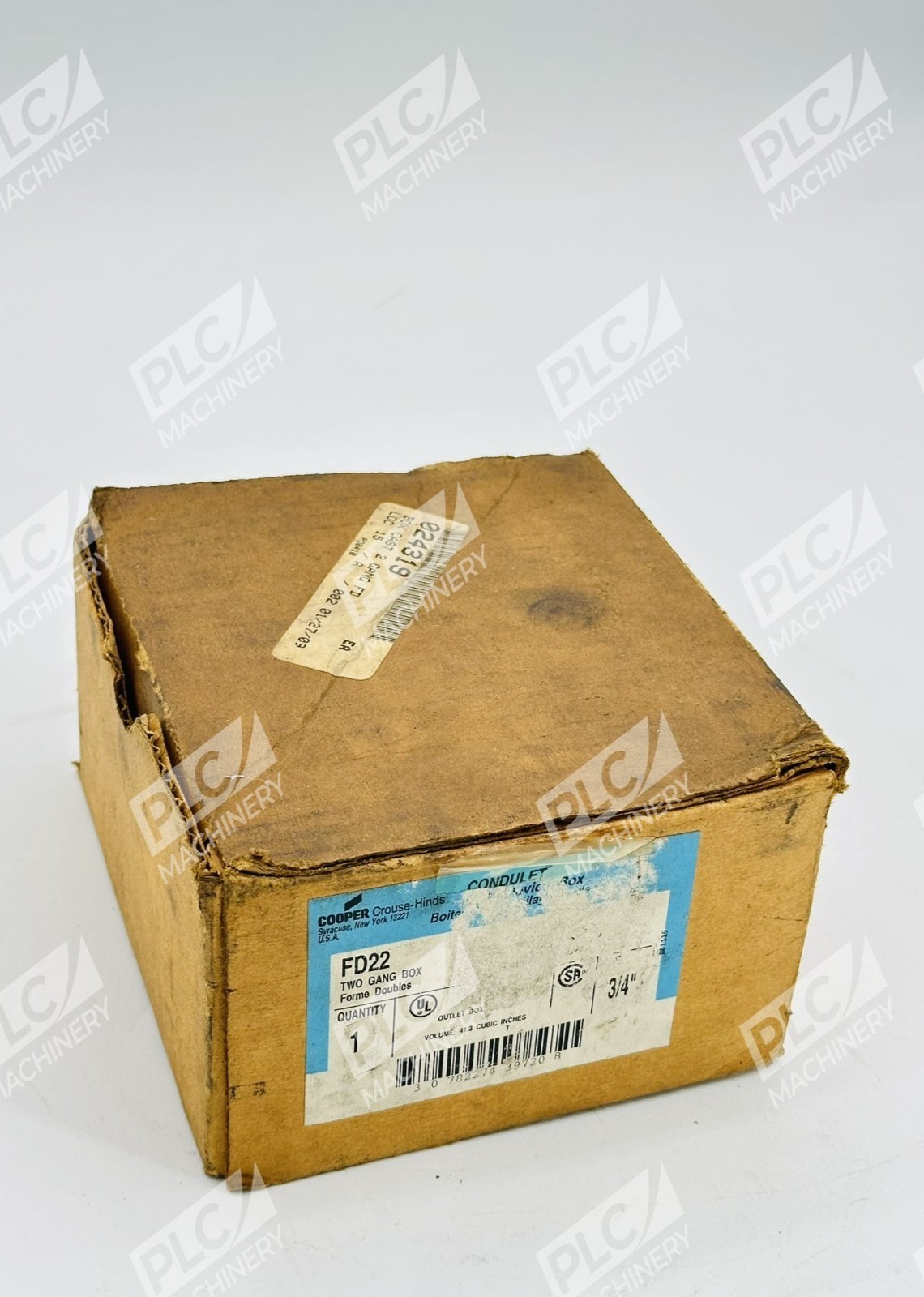 Cooper Crouse-Hinds FD22 Two Gang Device Box 3/4"