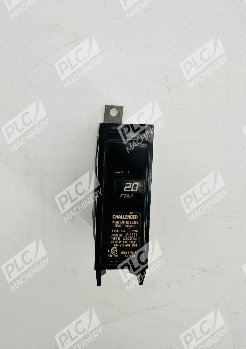 Challenger BQ1C020 1-Pole 20A 120/240V Bolt-On Circuit Breaker