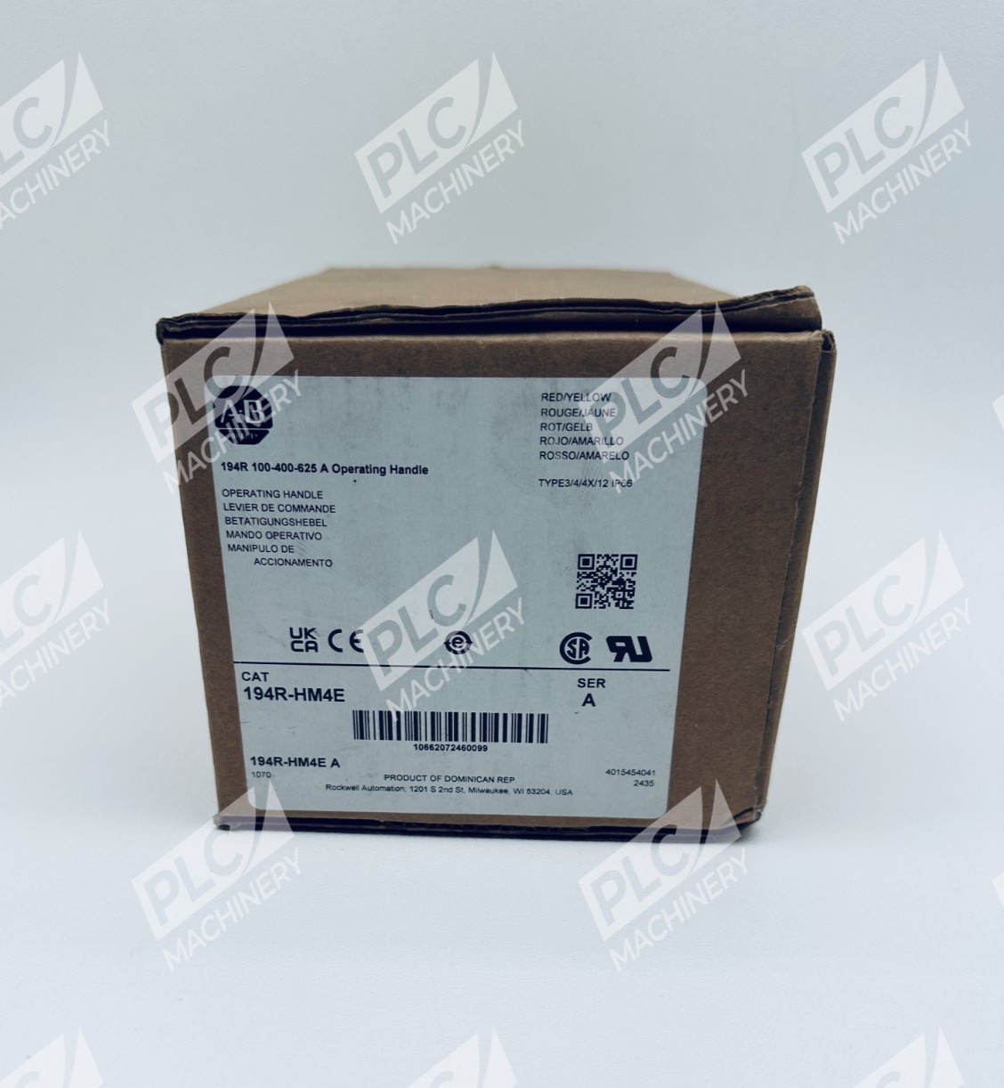 Allen Bradley 194R-HM4E Operating Handle w/ 41022-405-02 Rotary Hardware Kit