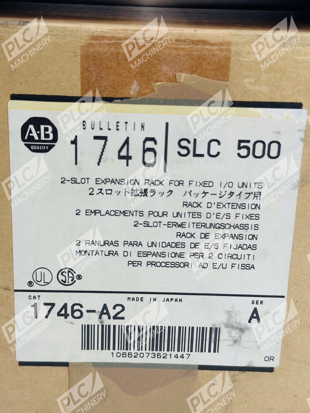 Allen Bradley 1746-A2 Series A 2 Slot Expansion Rack For Fixed I/O Units - Image 2