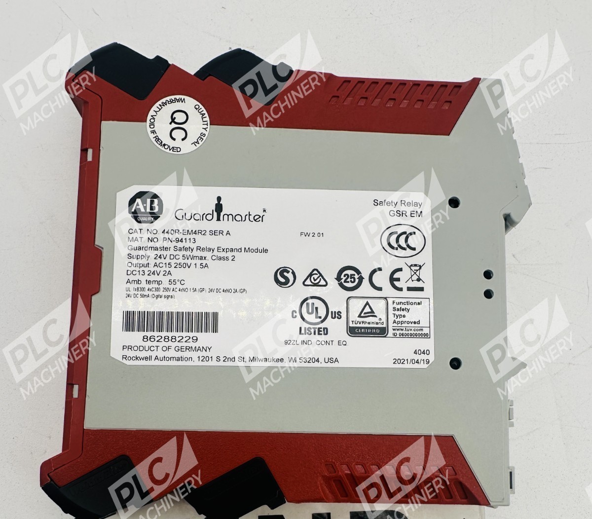 Allen Bradley 440R-EM4R2 Series A 94113 Guardmaster Safety Relay Expand Module