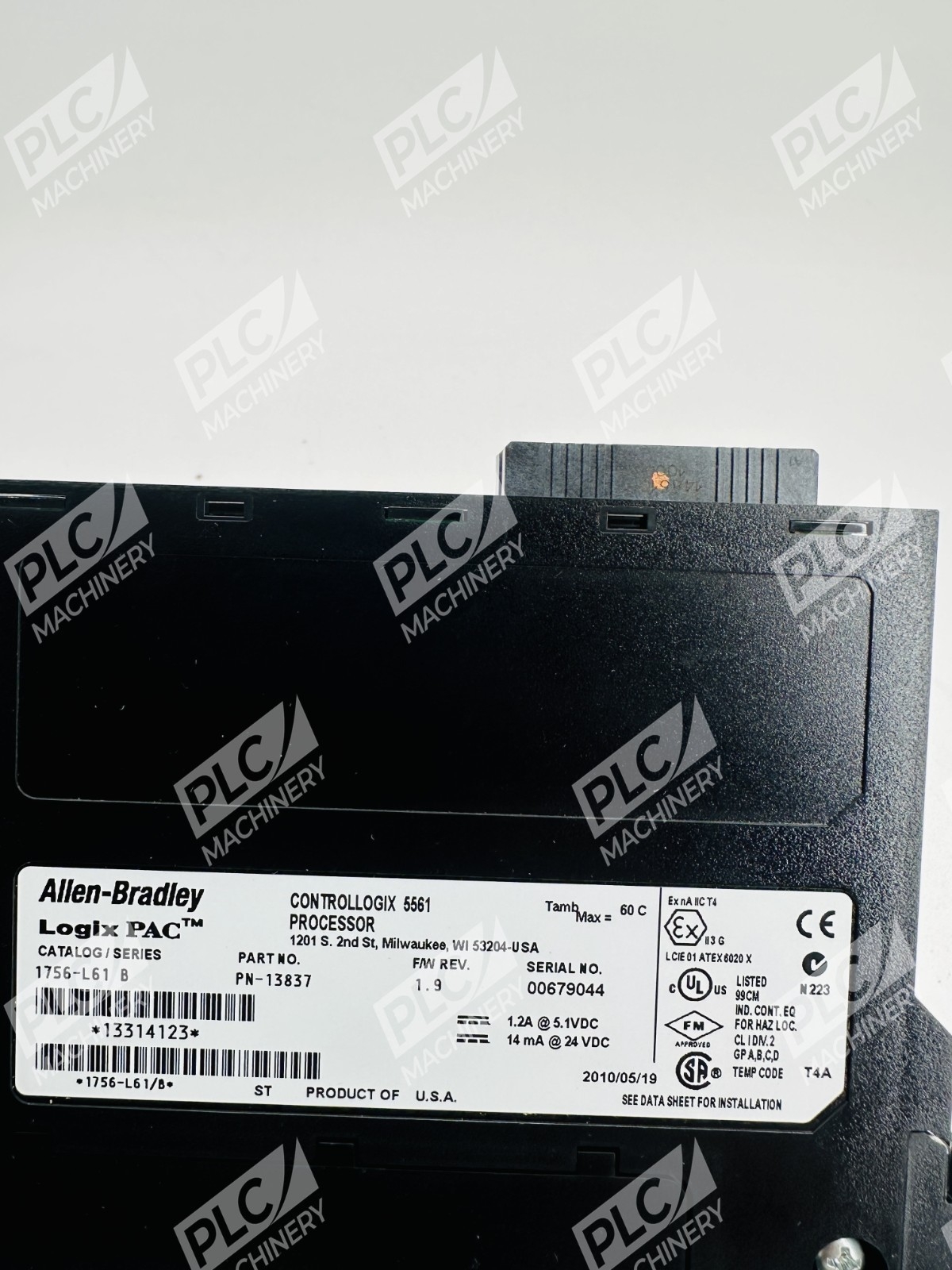 Allen Bradley 1756-L61 ControlLogix 5561 Logix PAC Processor Module Ser B - Image 7