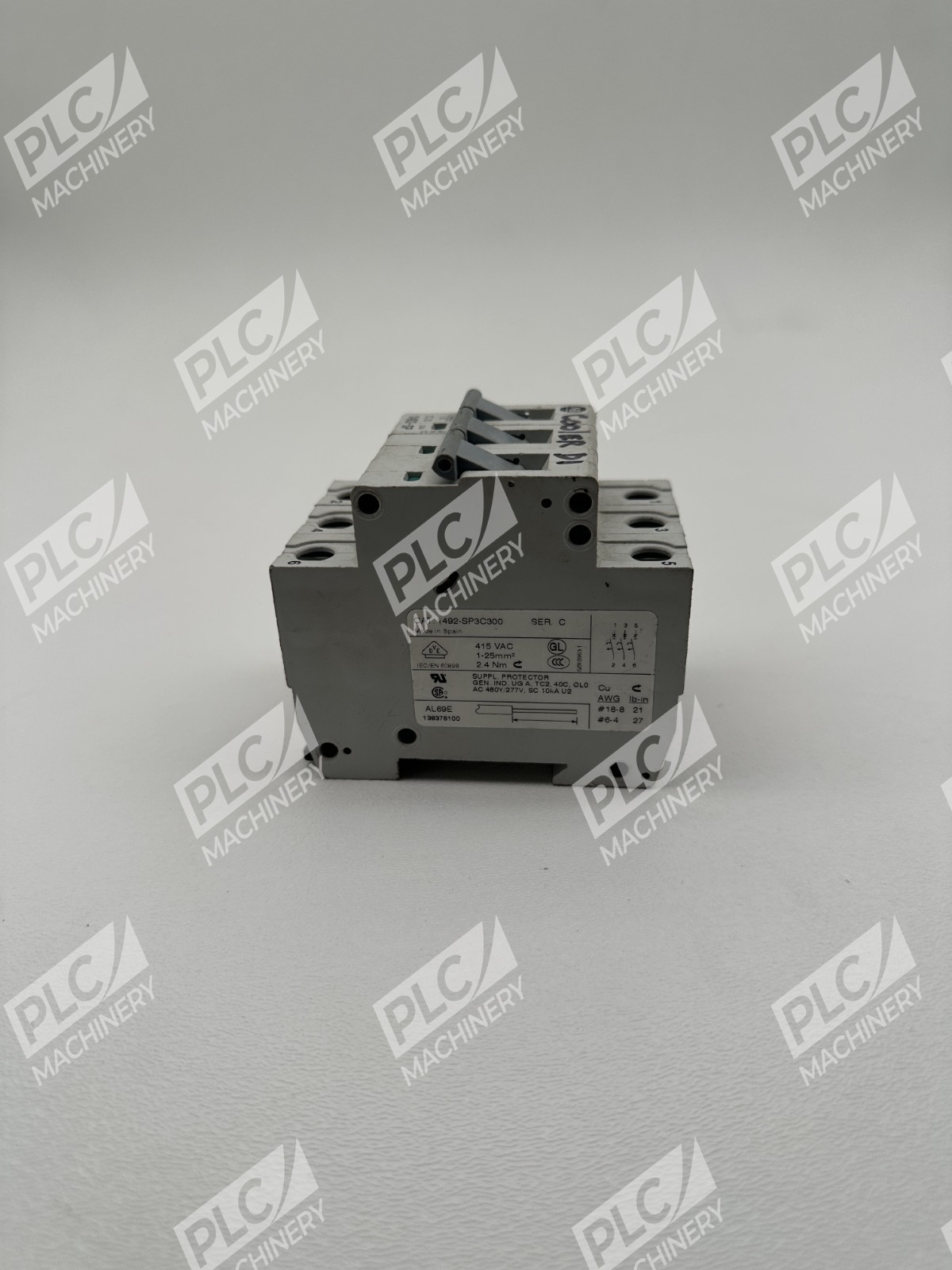 Allen Bradley 1492-SP3C300 Supplementary Protector Circuit Breaker 3P Ser C - Image 2