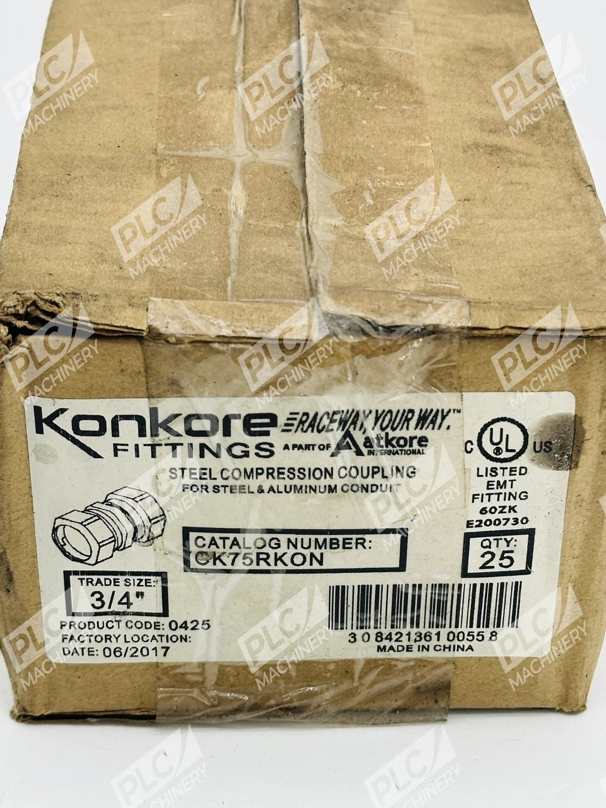 Konkore CK75RKON Steel Compression Coupling 3/4 Inch Box of 25 - Image 2