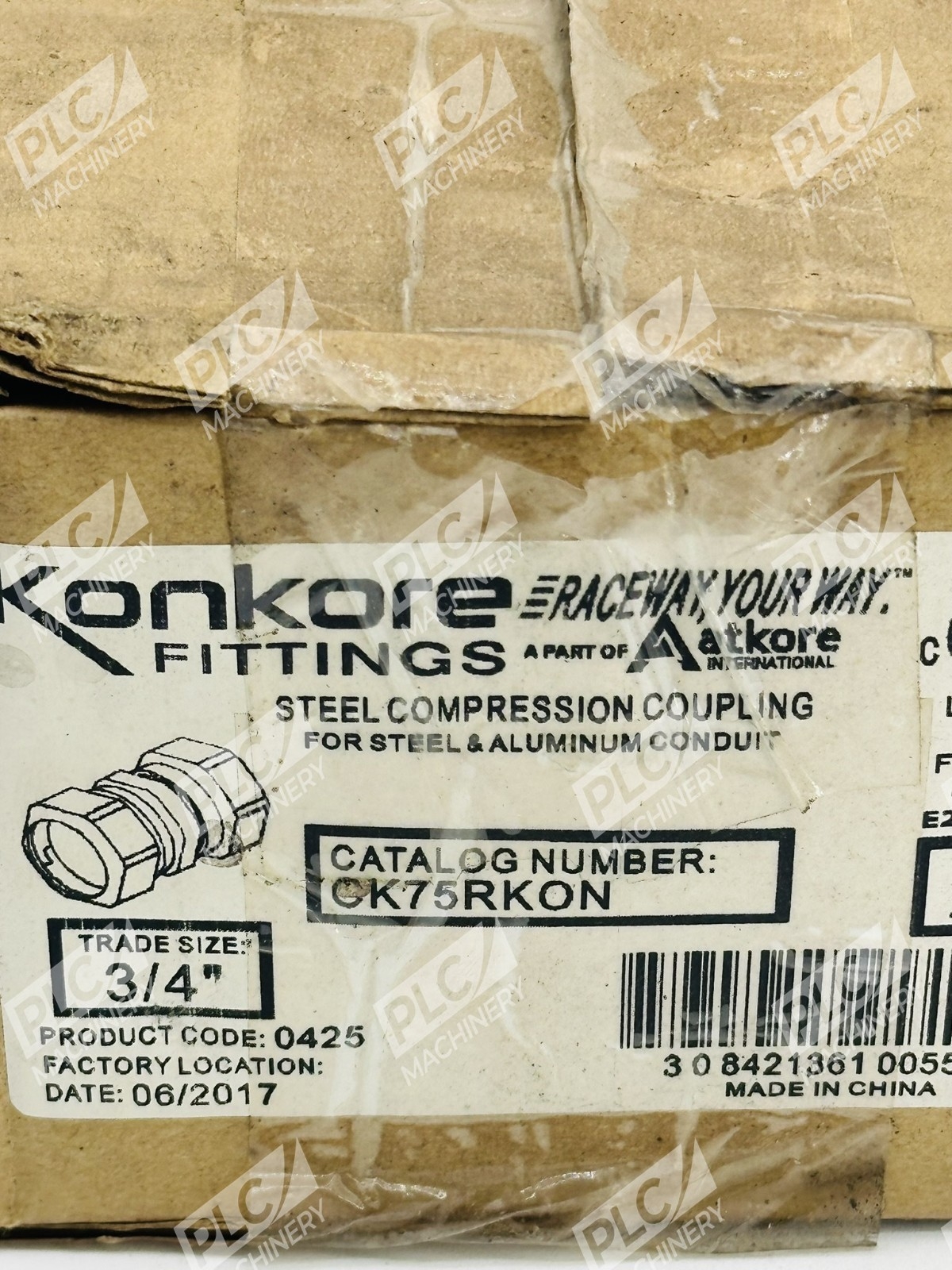 Konkore CK75RKON Steel Compression Coupling 3/4 Inch Box of 25 - Image 3