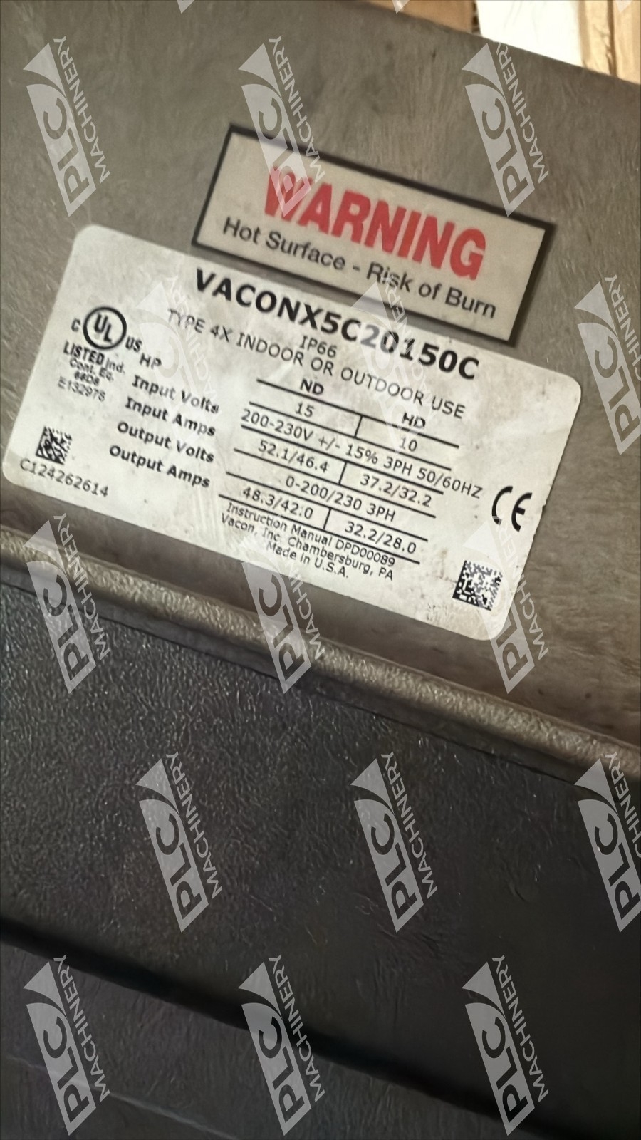 Vacon VACONX5C20150C X Series ND 15HP HD 10HP Variable Frequency Drive - Image 5
