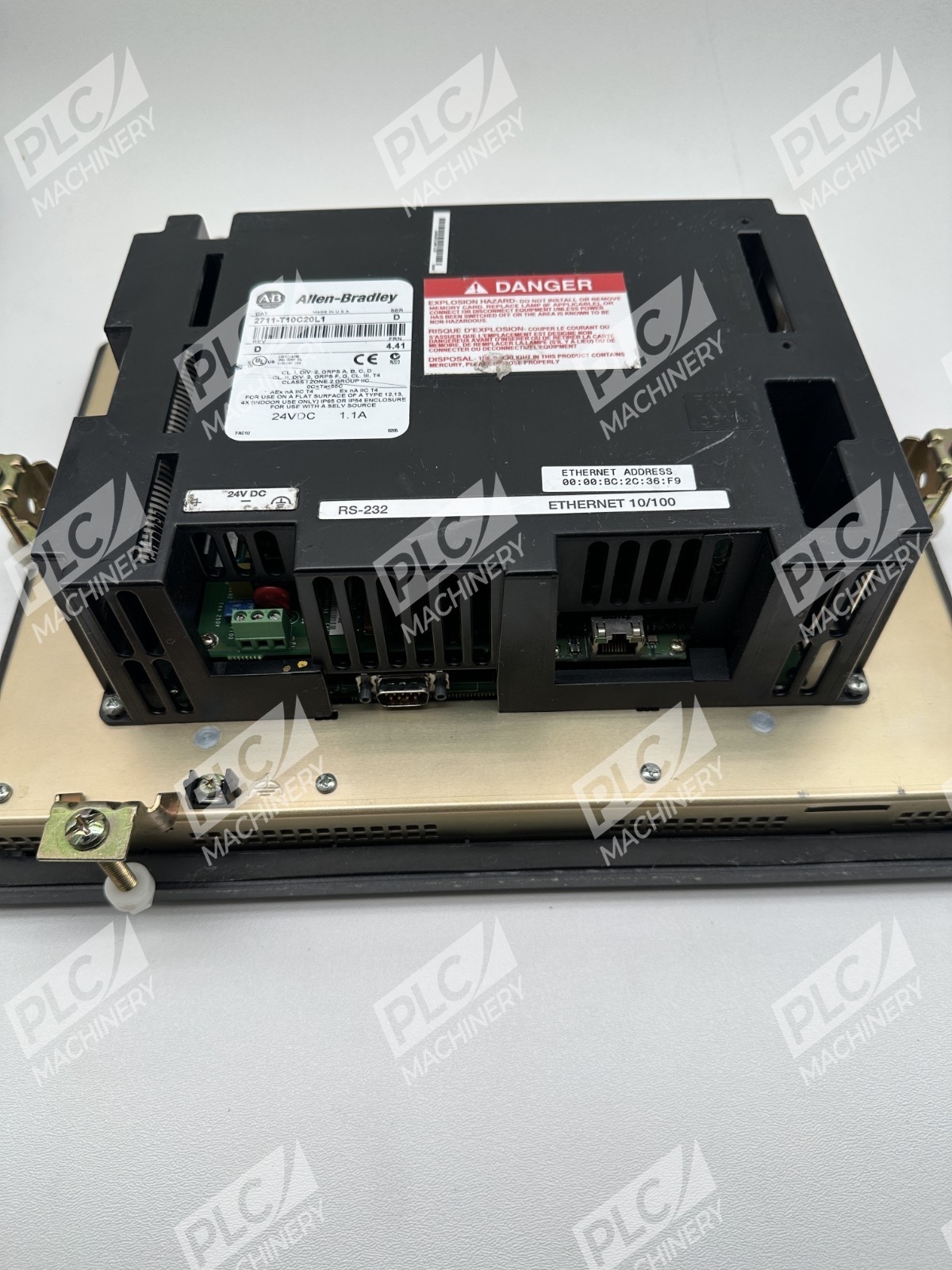 Allen Bradley 2711-T10C20L1 PanelView 1000 24VDC Ser D - Image 2