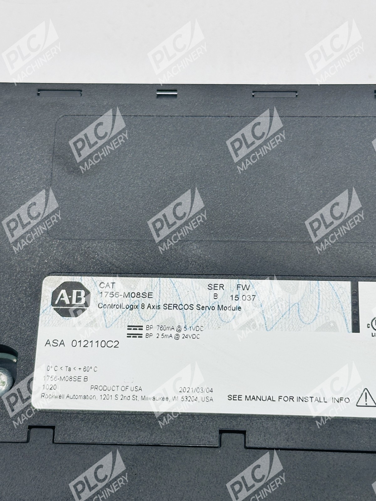 Allen Bradley 1756-M08SE Series B ControlLogix 8 Axis SERCOS Servo Module - Image 6