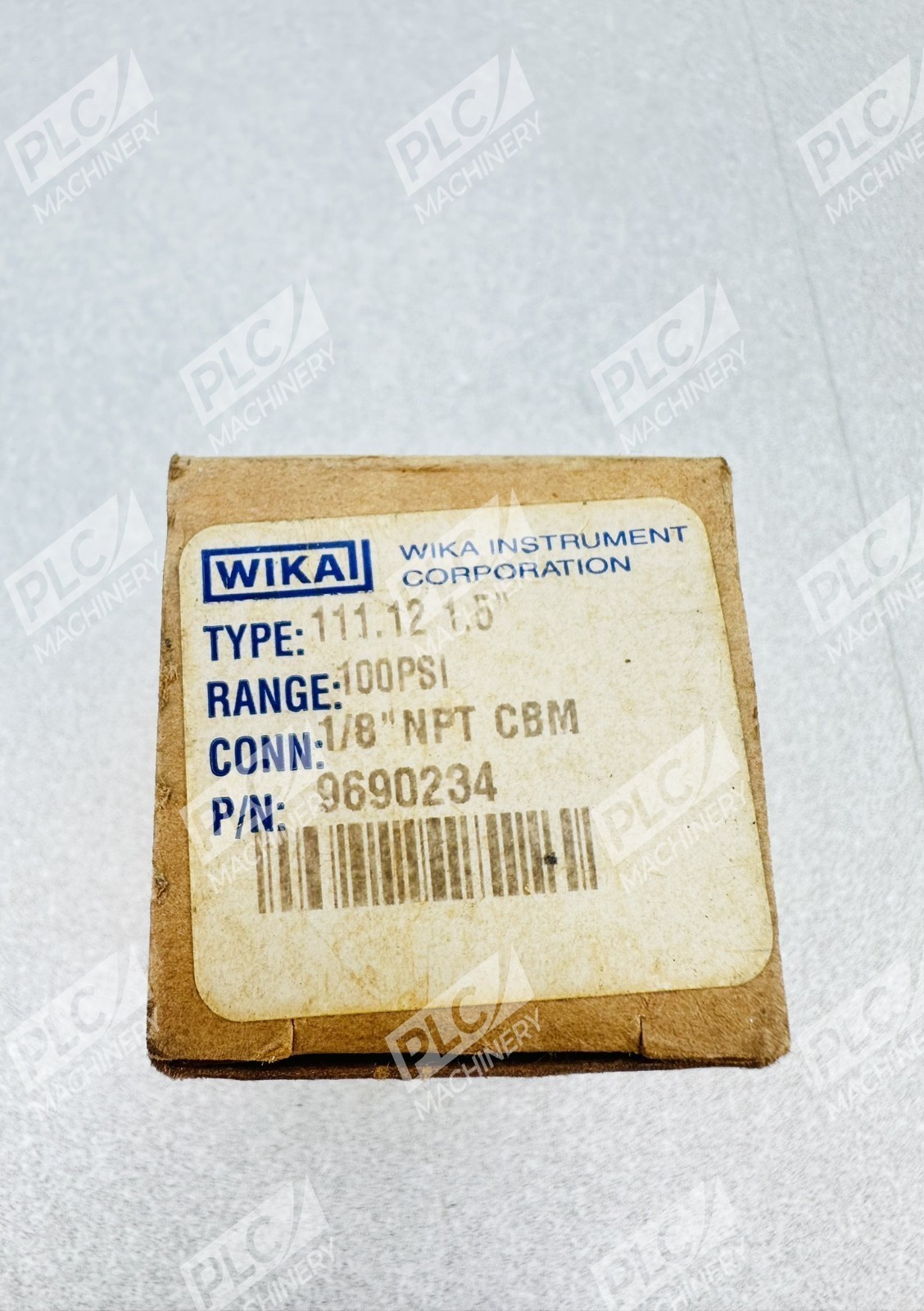 Wika Instrument 9690234 Pressure Gauge Type 111.12 1.5" 100PSI