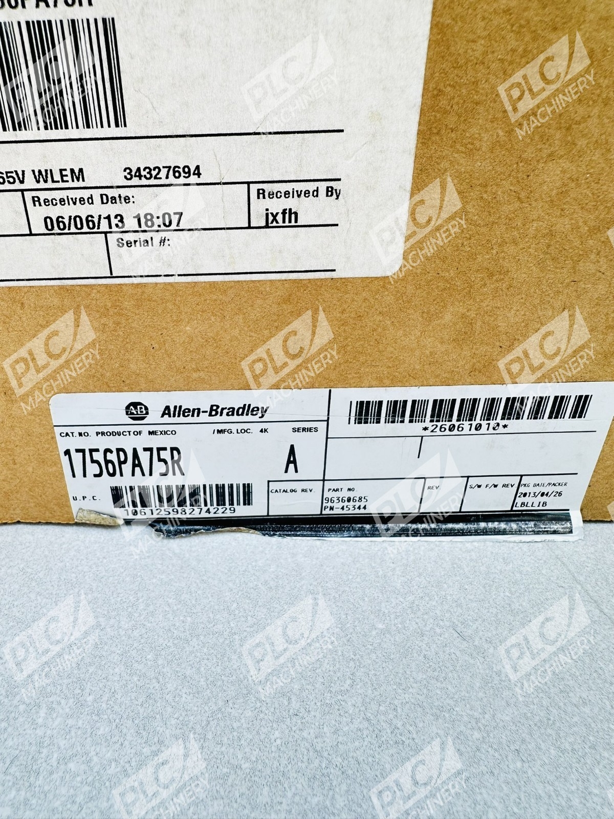 Allen Bradley 1756-PA75R Series A 120/240 VAC Redundant Power Supply - Image 2