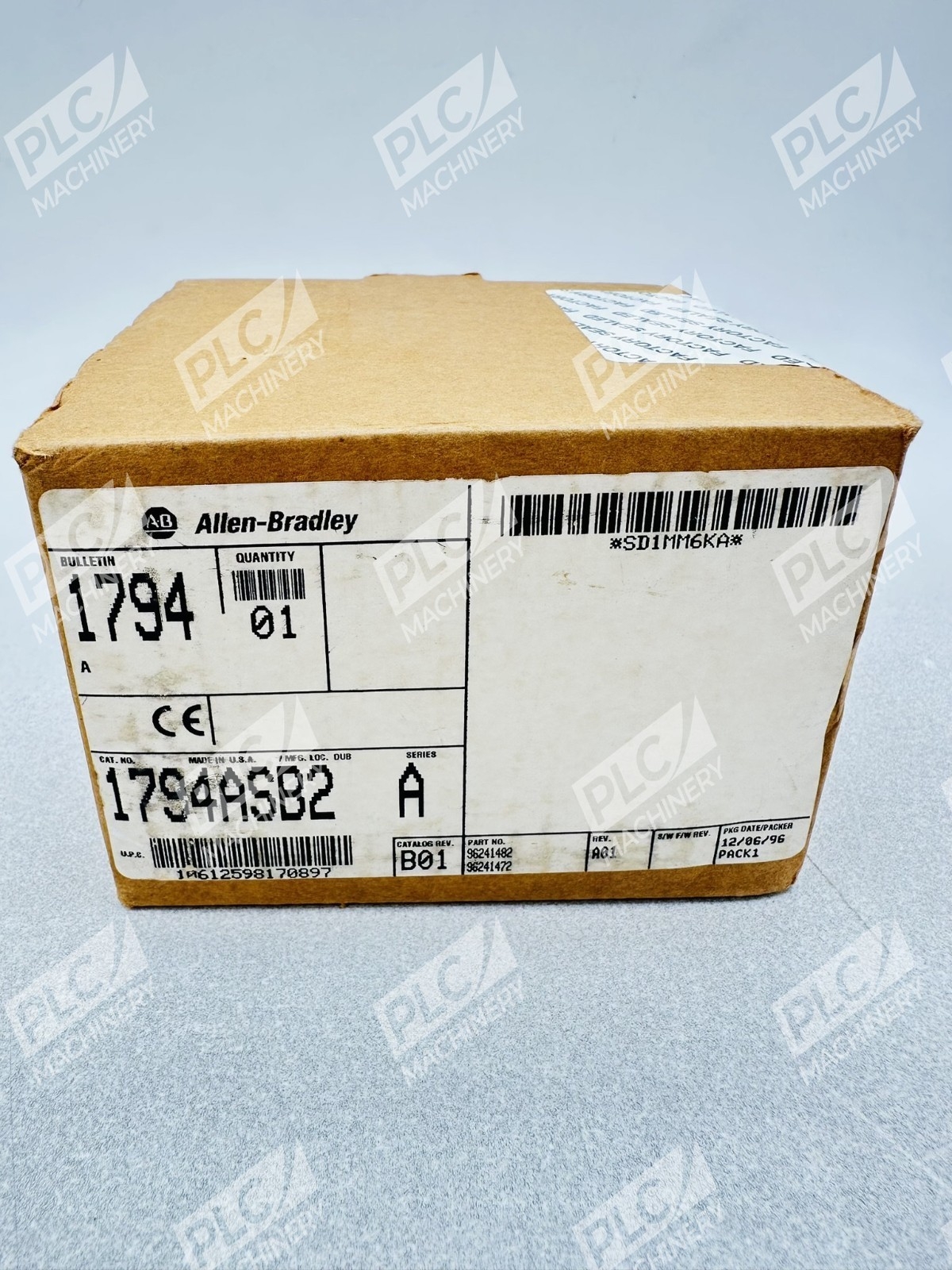 Allen Bradley 1794-ASB2 Series A 24VDC Power Supply 2 Slot RIO Adapter