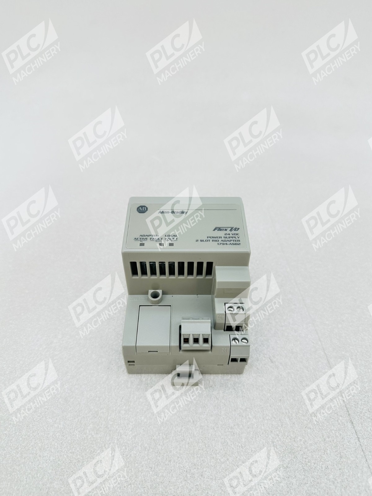 Allen Bradley 1794-ASB2 Series A 24VDC Power Supply 2 Slot RIO Adapter - Image 4