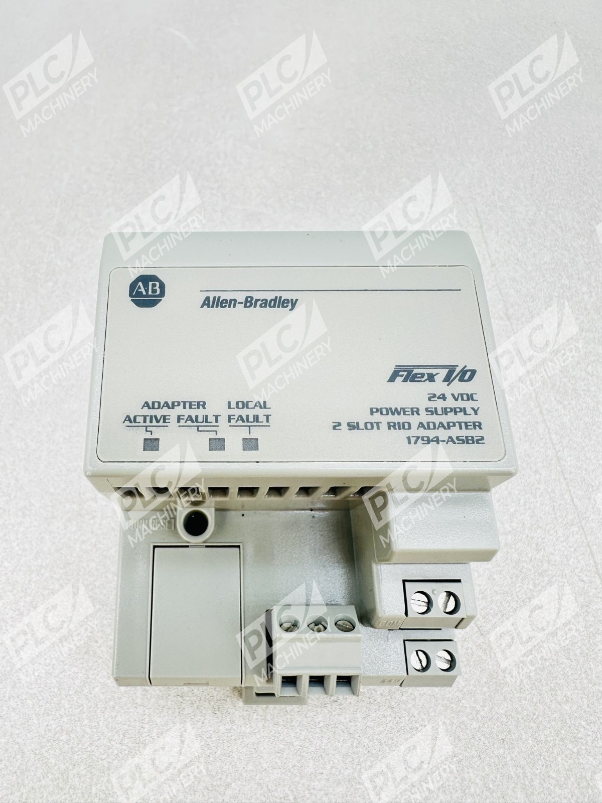 Allen Bradley 1794-ASB2 Series A 24VDC Power Supply 2 Slot RIO Adapter - Image 5