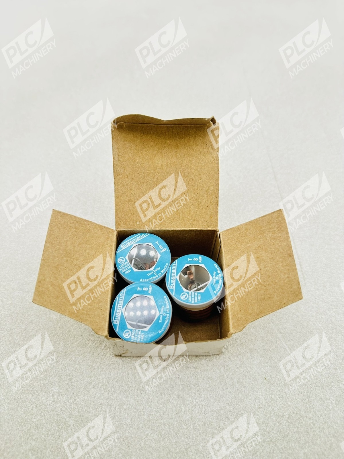 Bussmann 0T00008.Z T-8 Time Delay Edison Base Plug Fuse Box of 3 - Image 3