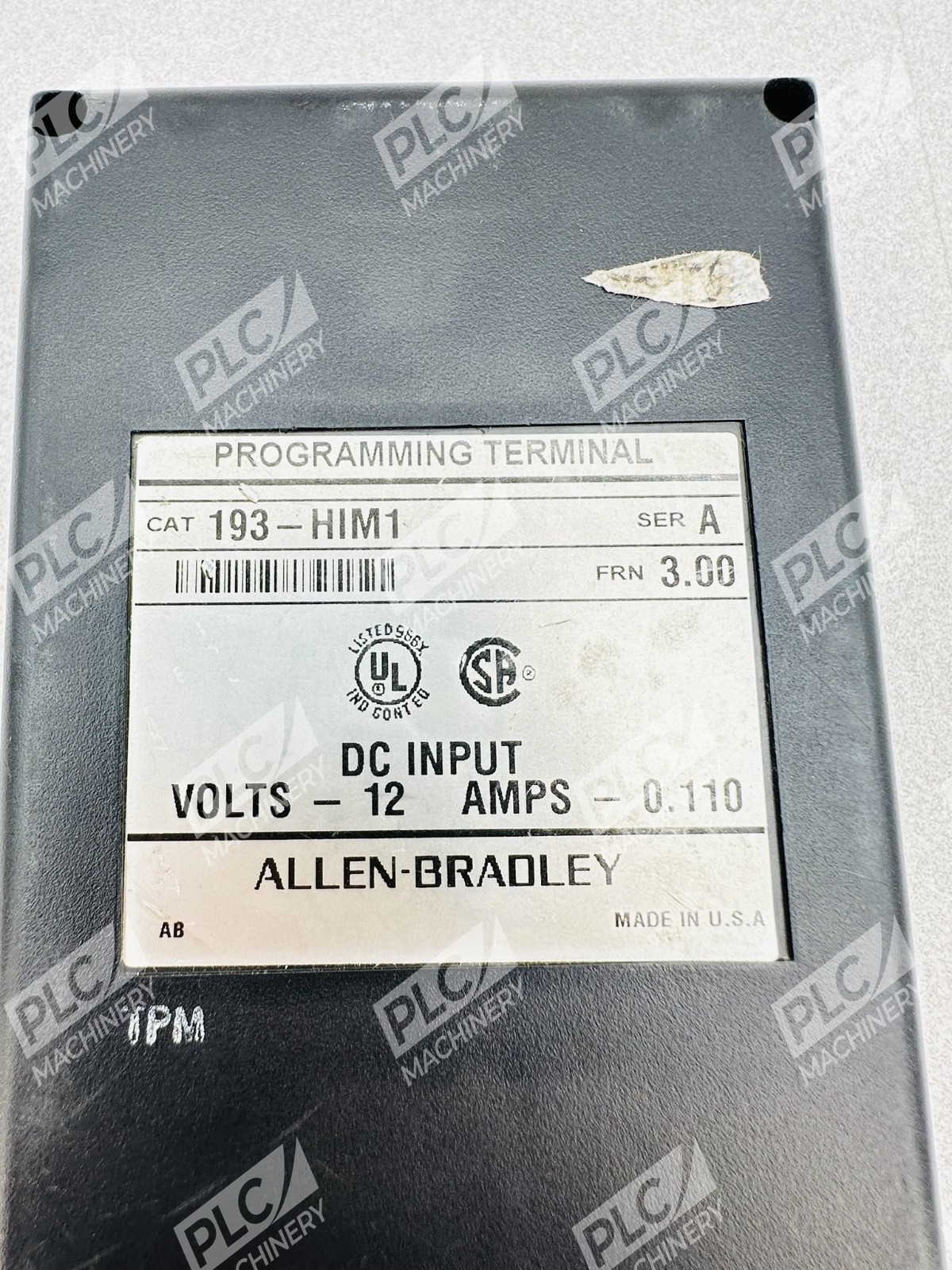 Allen Bradley 193-HIM1 Series A 12VDC 0.110A Programming Terminal - Image 4