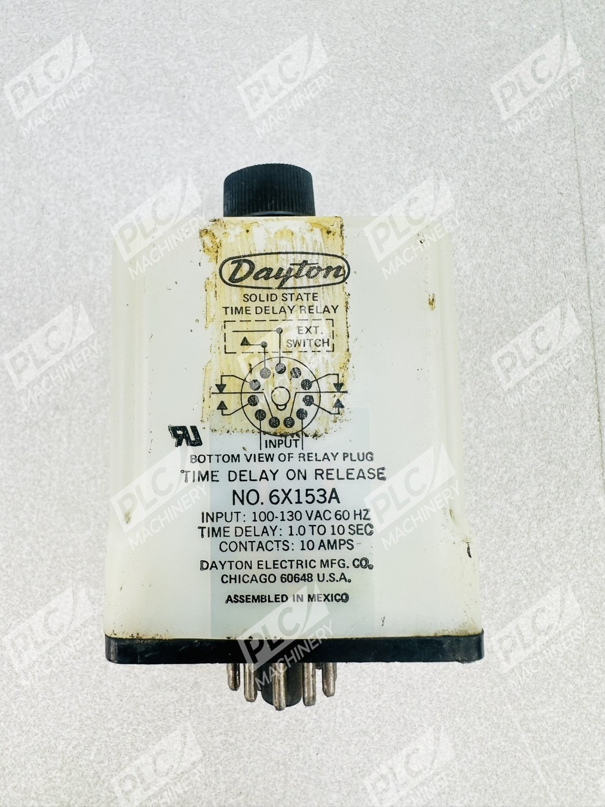 Dayton 6X153A Solid State Time Delay Relay - Image 2