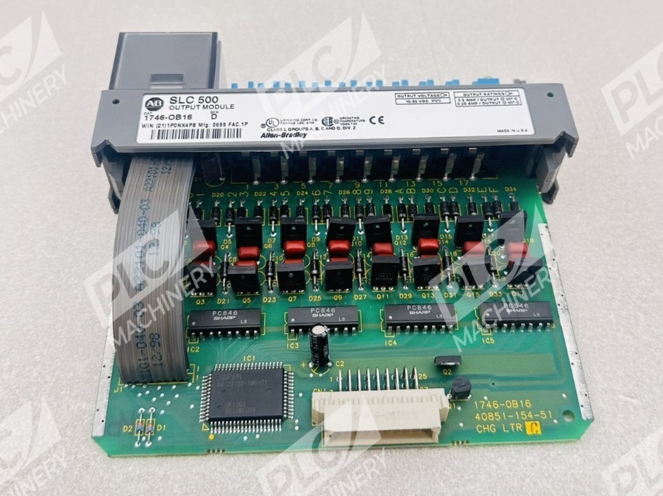 Allen Bradley 1746-OB16 Series D SLC500 Output Module (No Door)