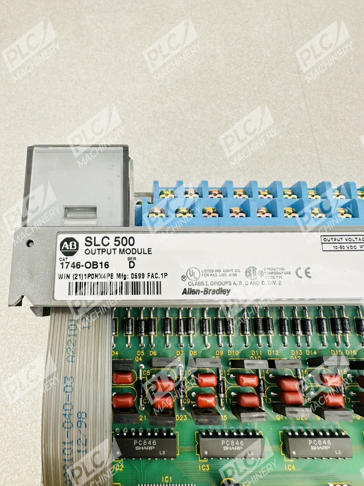 Allen Bradley 1746-OB16 Series D SLC500 Output Module (No Door) - Image 2