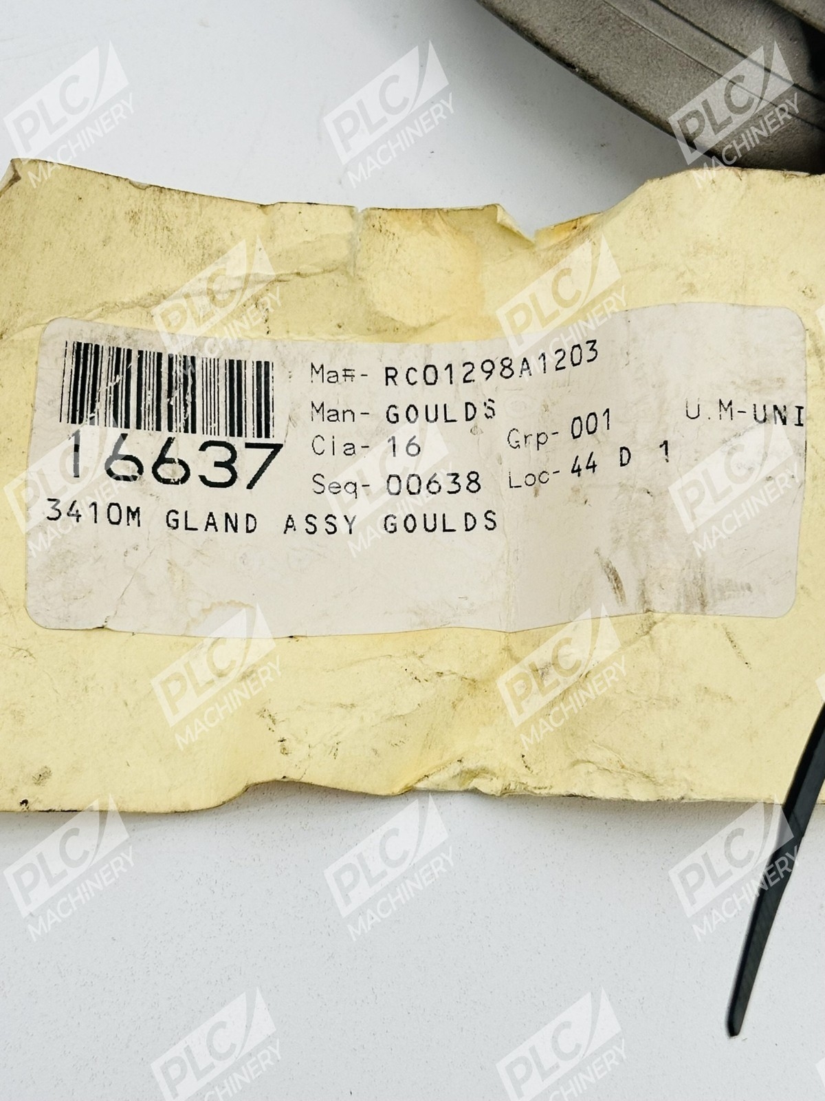 Goulds RC01298A1203 3410M Gland Assembly 96S107L-316SS