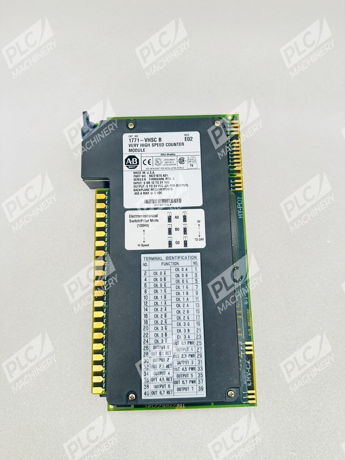 Allen Bradley 1771-VHSC Series B Very High Speed Counter Module - Image 4