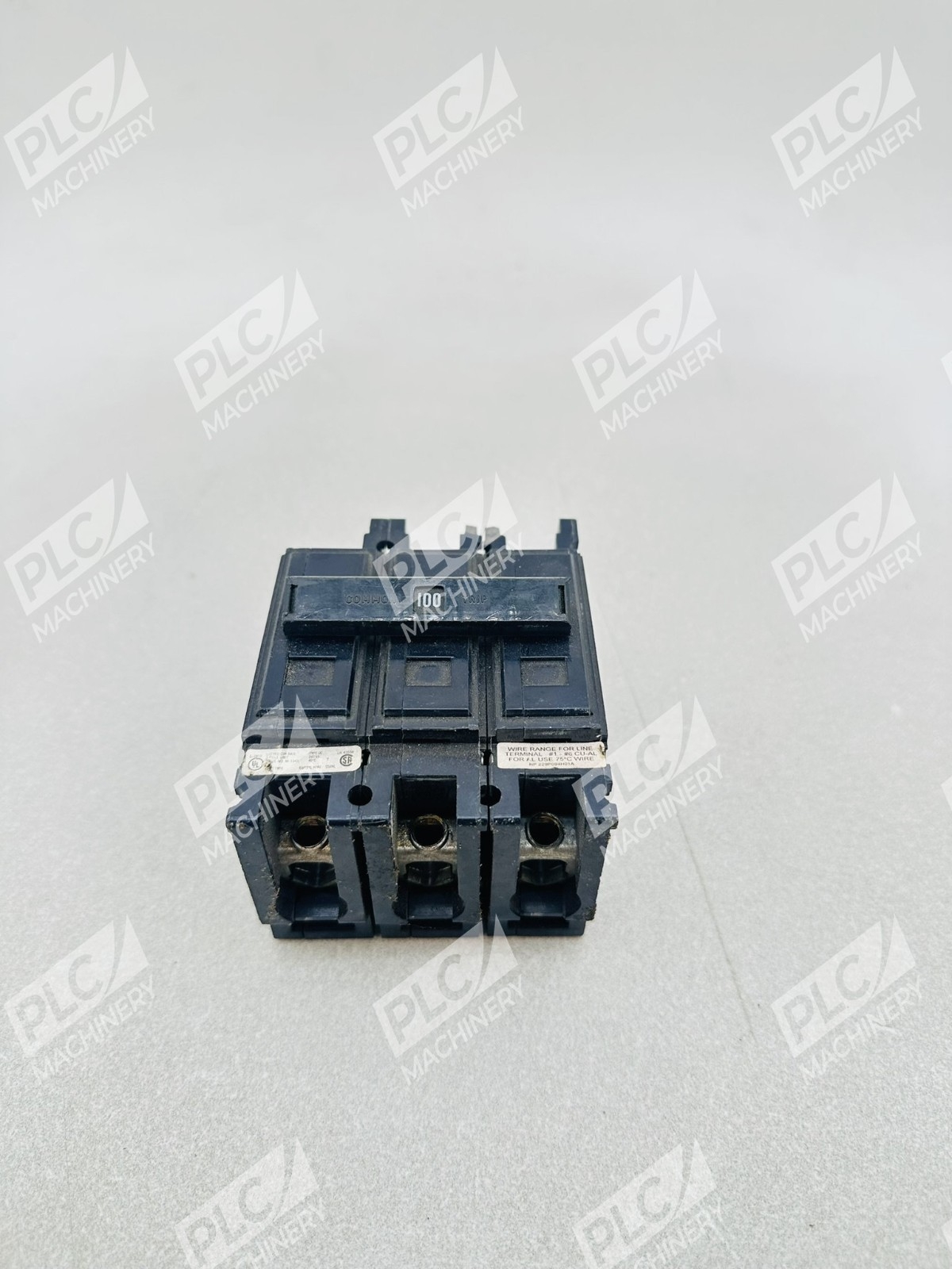Eaton Cutler-Hammer QC3100H Quicklag C Circuit Breaker 3-Pole 100A 240V - Image 2