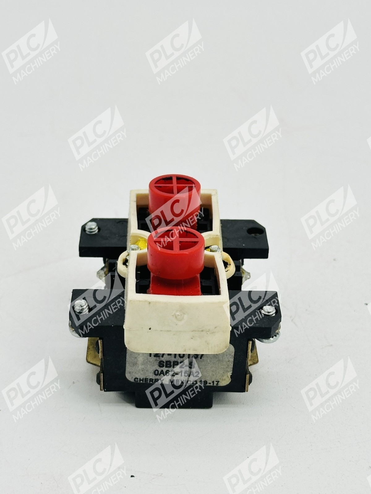 Magnetek SBP2-S Push Button Switch Black w/ Red Buttons 125VAC