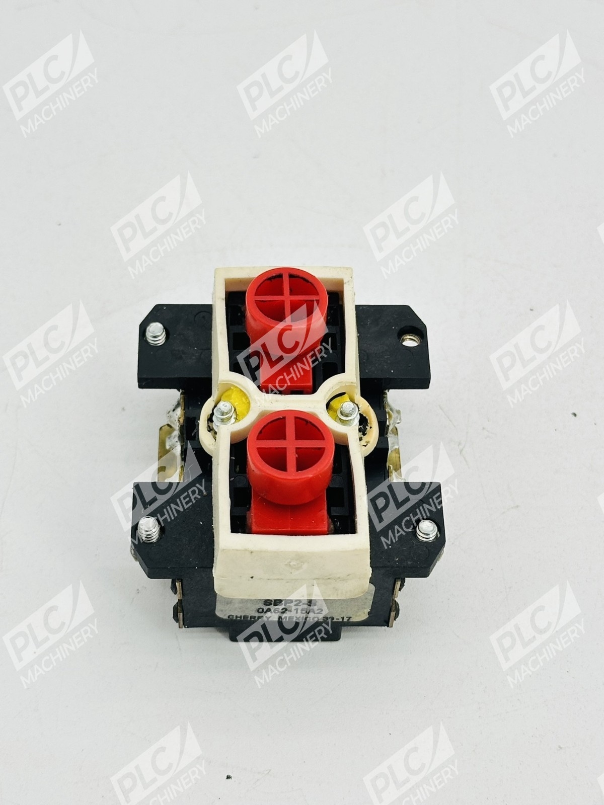 Magnetek SBP2-S Push Button Switch Black w/ Red Buttons 125VAC - Image 2