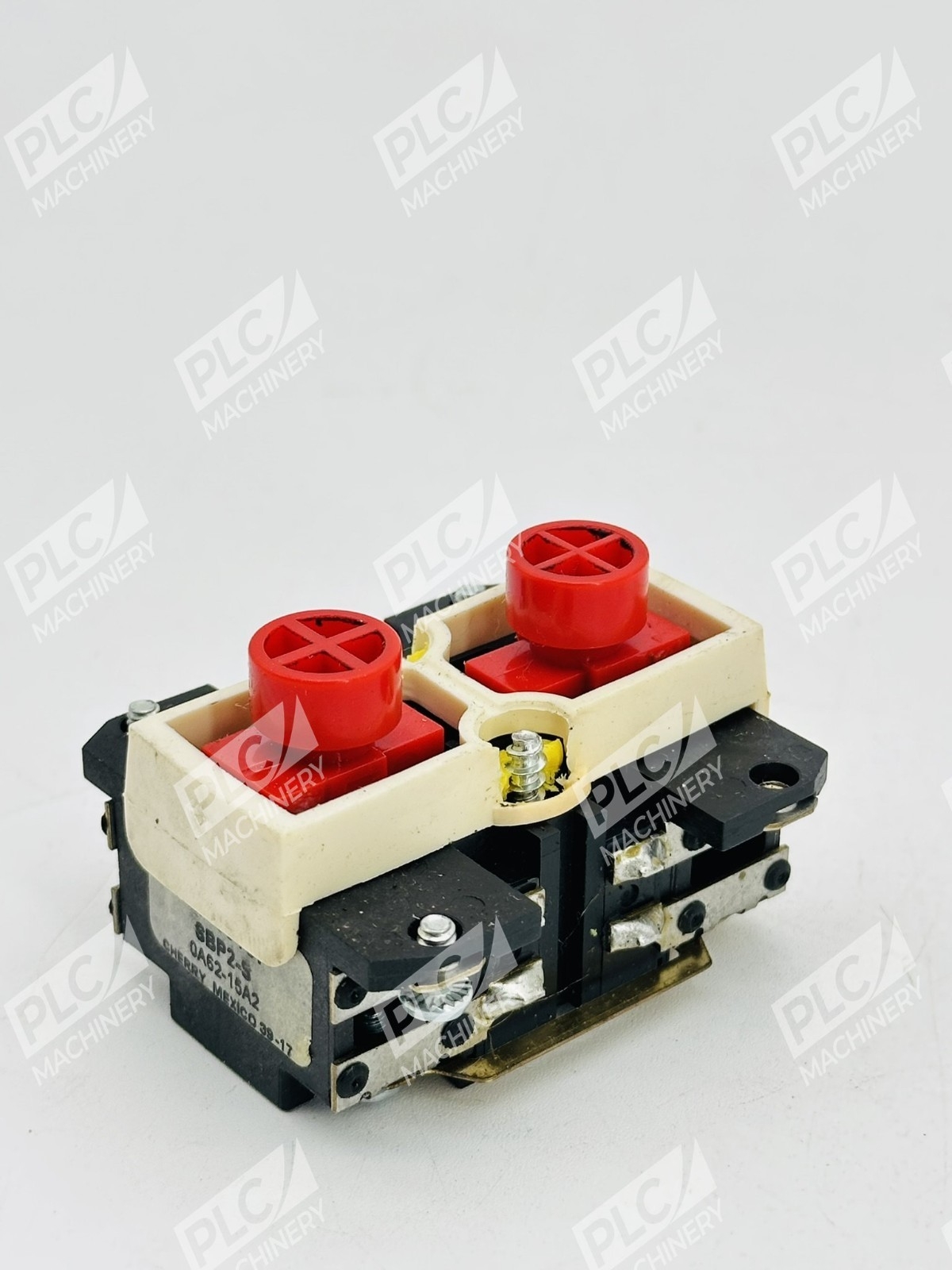 Magnetek SBP2-S Push Button Switch Black w/ Red Buttons 125VAC - Image 3