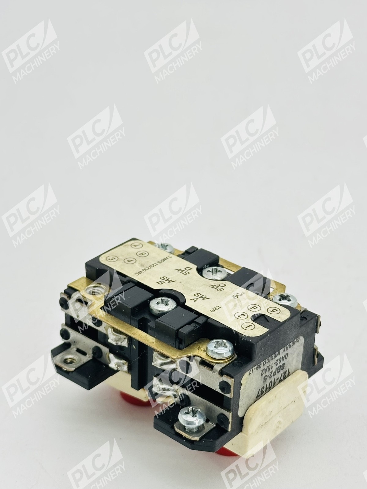 Magnetek SBP2-S Push Button Switch Black w/ Red Buttons 125VAC - Image 4