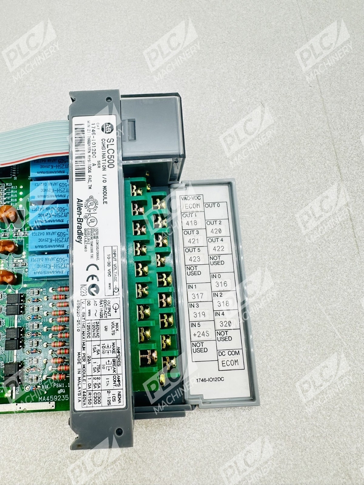 Allen Bradley 1746-IO12DC Series A SLC500 Combination I/O Module - Image 3