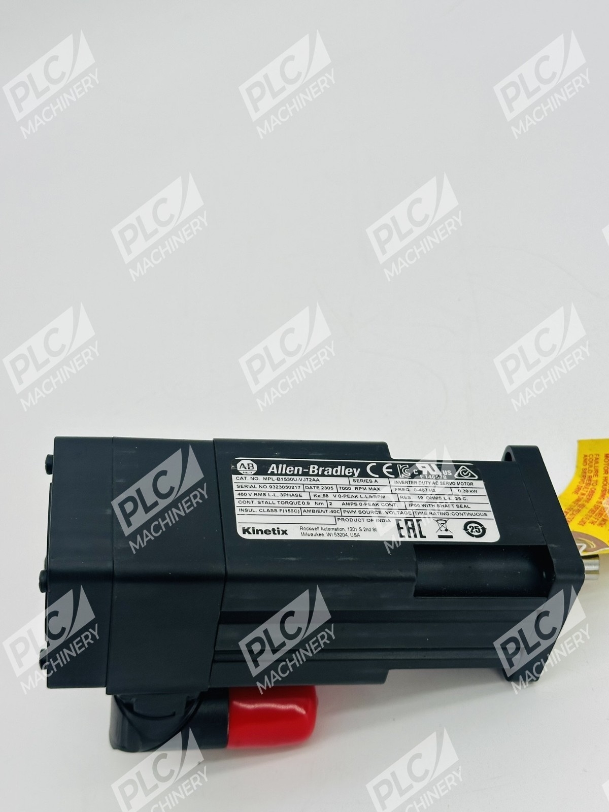 Allen Bradley MPL-B1530U-VJ72AA Servo Motor Ser A - Image 7
