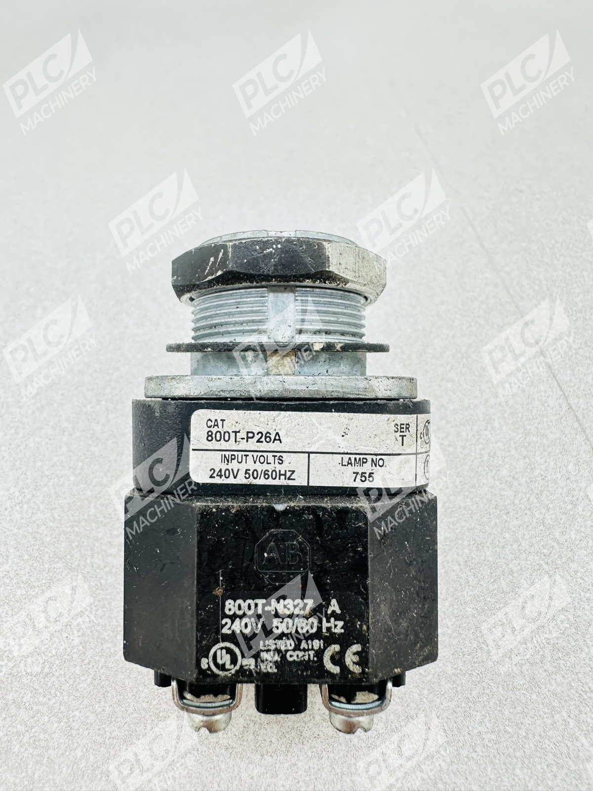 Allen Bradley 800T-P26A Push-To-Test Pilot Light 240V Ser T - Image 2