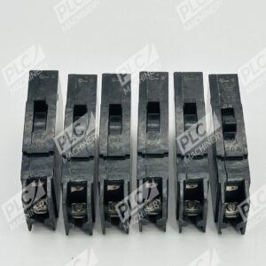 GE TEY120 Type TEY 1 Pole 20 Amp Bolt-On Circuit Breaker Lot of 6